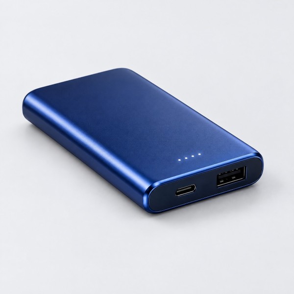 10,000mAh 轻薄移动电源 蓝色
